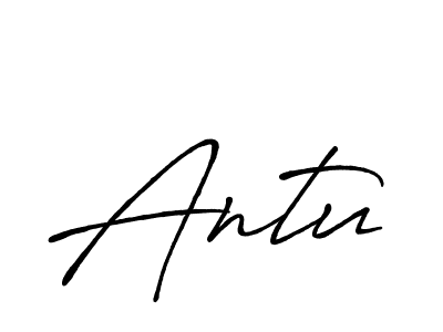 How to Draw Antu signature style? Antro_Vectra_Bolder is a latest design signature styles for name Antu. Antu signature style 7 images and pictures png