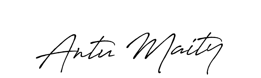 This is the best signature style for the Antu Maity name. Also you like these signature font (Antro_Vectra_Bolder). Mix name signature. Antu Maity signature style 7 images and pictures png