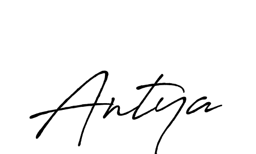 Create a beautiful signature design for name Antya. With this signature (Antro_Vectra_Bolder) fonts, you can make a handwritten signature for free. Antya signature style 7 images and pictures png