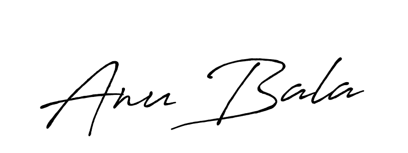 Make a beautiful signature design for name Anu Bala. Use this online signature maker to create a handwritten signature for free. Anu Bala signature style 7 images and pictures png
