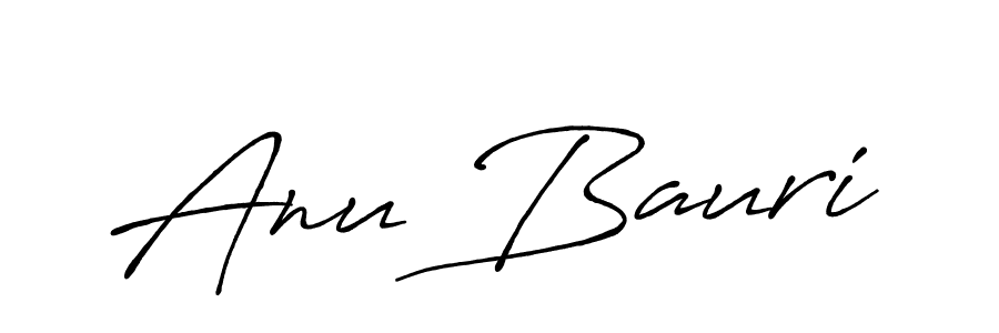 Make a beautiful signature design for name Anu Bauri. Use this online signature maker to create a handwritten signature for free. Anu Bauri signature style 7 images and pictures png