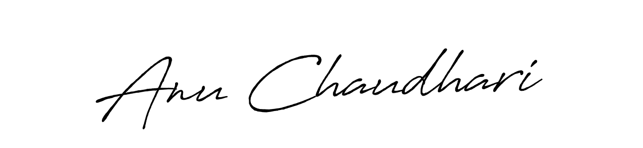 How to Draw Anu Chaudhari signature style? Antro_Vectra_Bolder is a latest design signature styles for name Anu Chaudhari. Anu Chaudhari signature style 7 images and pictures png