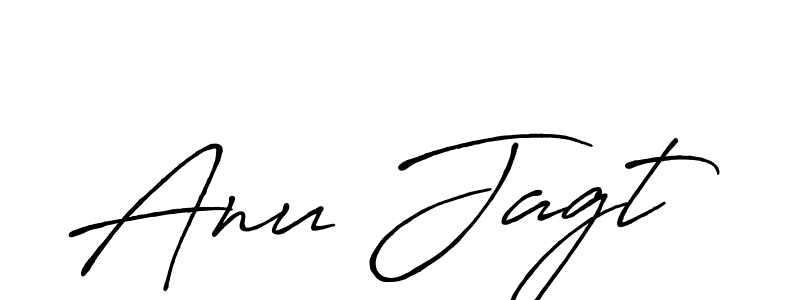 Use a signature maker to create a handwritten signature online. With this signature software, you can design (Antro_Vectra_Bolder) your own signature for name Anu Jagt. Anu Jagt signature style 7 images and pictures png