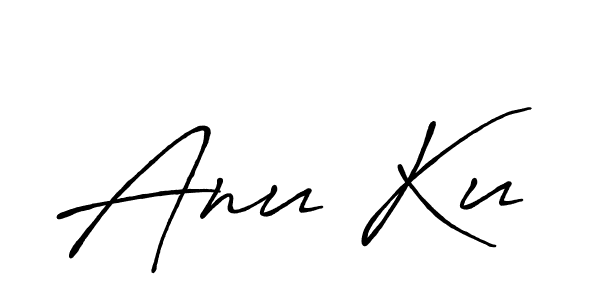 Make a beautiful signature design for name Anu Ku. With this signature (Antro_Vectra_Bolder) style, you can create a handwritten signature for free. Anu Ku signature style 7 images and pictures png