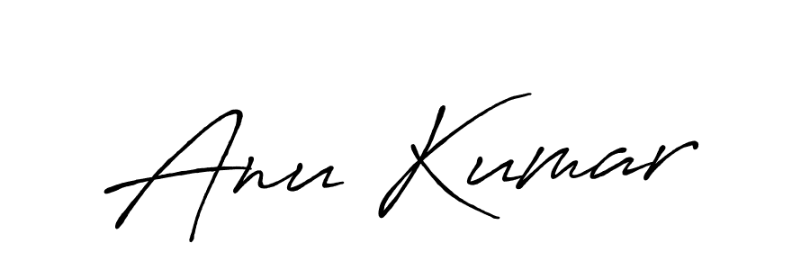 Use a signature maker to create a handwritten signature online. With this signature software, you can design (Antro_Vectra_Bolder) your own signature for name Anu Kumar. Anu Kumar signature style 7 images and pictures png