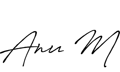 You can use this online signature creator to create a handwritten signature for the name Anu M. This is the best online autograph maker. Anu M signature style 7 images and pictures png