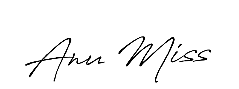 Here are the top 10 professional signature styles for the name Anu Miss. These are the best autograph styles you can use for your name. Anu Miss signature style 7 images and pictures png