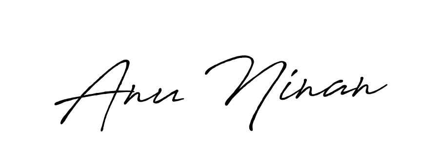 Once you've used our free online signature maker to create your best signature Antro_Vectra_Bolder style, it's time to enjoy all of the benefits that Anu Ninan name signing documents. Anu Ninan signature style 7 images and pictures png