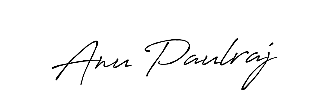 Once you've used our free online signature maker to create your best signature Antro_Vectra_Bolder style, it's time to enjoy all of the benefits that Anu Paulraj name signing documents. Anu Paulraj signature style 7 images and pictures png