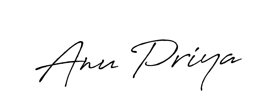 Make a beautiful signature design for name Anu Priya. Use this online signature maker to create a handwritten signature for free. Anu Priya signature style 7 images and pictures png