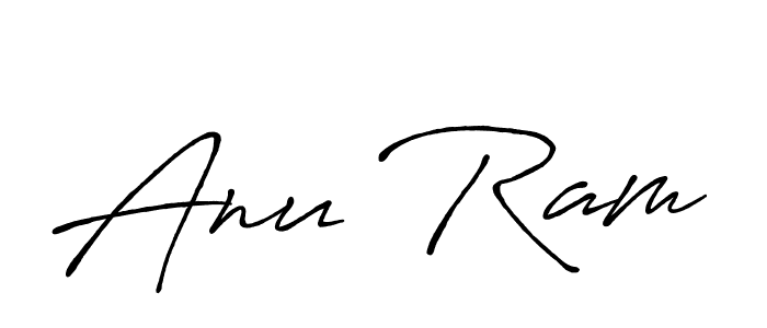 Also You can easily find your signature by using the search form. We will create Anu Ram name handwritten signature images for you free of cost using Antro_Vectra_Bolder sign style. Anu Ram signature style 7 images and pictures png