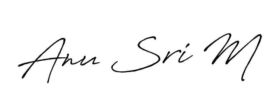 Best and Professional Signature Style for Anu Sri M. Antro_Vectra_Bolder Best Signature Style Collection. Anu Sri M signature style 7 images and pictures png