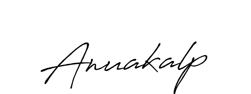 Also we have Anuakalp name is the best signature style. Create professional handwritten signature collection using Antro_Vectra_Bolder autograph style. Anuakalp signature style 7 images and pictures png