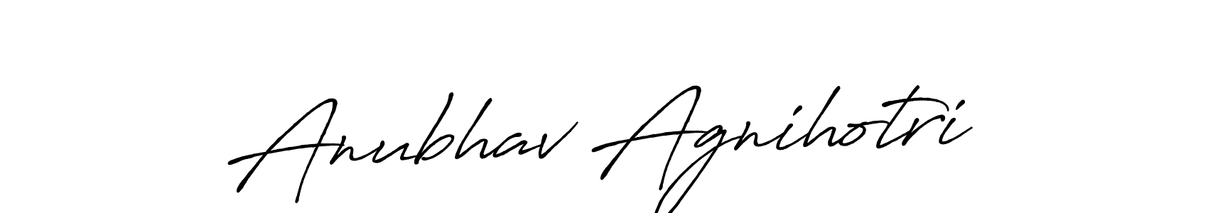 Make a beautiful signature design for name Anubhav Agnihotri. Use this online signature maker to create a handwritten signature for free. Anubhav Agnihotri signature style 7 images and pictures png