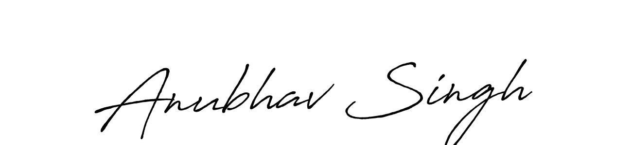 Once you've used our free online signature maker to create your best signature Antro_Vectra_Bolder style, it's time to enjoy all of the benefits that Anubhav Singh name signing documents. Anubhav Singh signature style 7 images and pictures png