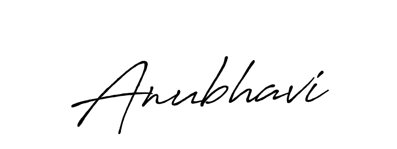 Make a beautiful signature design for name Anubhavi. Use this online signature maker to create a handwritten signature for free. Anubhavi signature style 7 images and pictures png