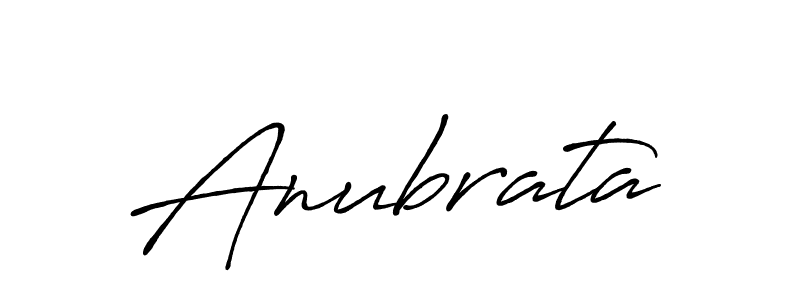 Use a signature maker to create a handwritten signature online. With this signature software, you can design (Antro_Vectra_Bolder) your own signature for name Anubrata. Anubrata signature style 7 images and pictures png