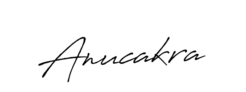 Anucakra stylish signature style. Best Handwritten Sign (Antro_Vectra_Bolder) for my name. Handwritten Signature Collection Ideas for my name Anucakra. Anucakra signature style 7 images and pictures png