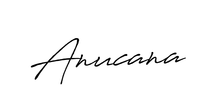 Once you've used our free online signature maker to create your best signature Antro_Vectra_Bolder style, it's time to enjoy all of the benefits that Anucana name signing documents. Anucana signature style 7 images and pictures png