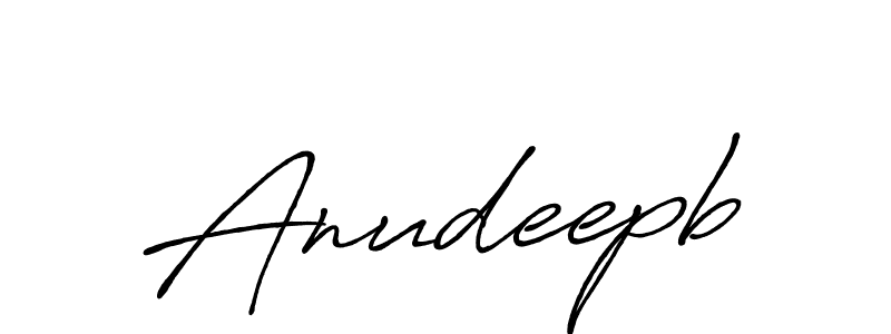 Anudeepb stylish signature style. Best Handwritten Sign (Antro_Vectra_Bolder) for my name. Handwritten Signature Collection Ideas for my name Anudeepb. Anudeepb signature style 7 images and pictures png