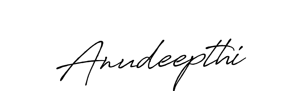Here are the top 10 professional signature styles for the name Anudeepthi. These are the best autograph styles you can use for your name. Anudeepthi signature style 7 images and pictures png