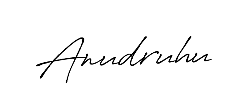 Also we have Anudruhu name is the best signature style. Create professional handwritten signature collection using Antro_Vectra_Bolder autograph style. Anudruhu signature style 7 images and pictures png