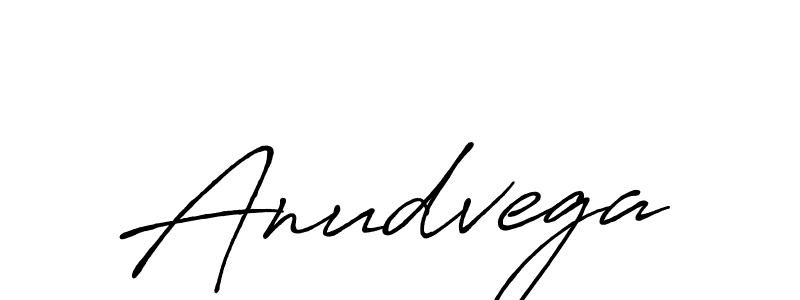 How to make Anudvega signature? Antro_Vectra_Bolder is a professional autograph style. Create handwritten signature for Anudvega name. Anudvega signature style 7 images and pictures png