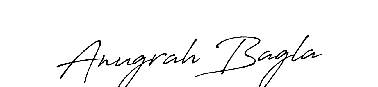 Make a beautiful signature design for name Anugrah Bagla. Use this online signature maker to create a handwritten signature for free. Anugrah Bagla signature style 7 images and pictures png