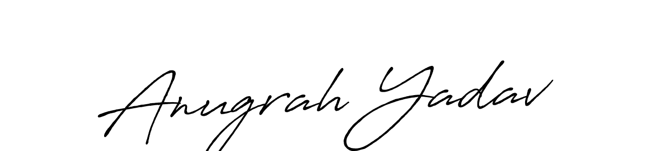 The best way (Antro_Vectra_Bolder) to make a short signature is to pick only two or three words in your name. The name Anugrah Yadav include a total of six letters. For converting this name. Anugrah Yadav signature style 7 images and pictures png