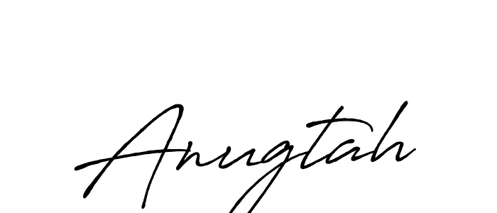 You can use this online signature creator to create a handwritten signature for the name Anugtah. This is the best online autograph maker. Anugtah signature style 7 images and pictures png
