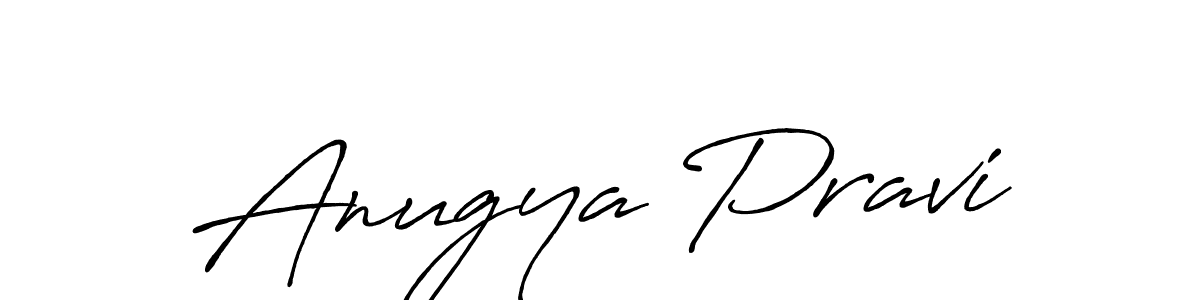 Here are the top 10 professional signature styles for the name Anugya Pravi. These are the best autograph styles you can use for your name. Anugya Pravi signature style 7 images and pictures png