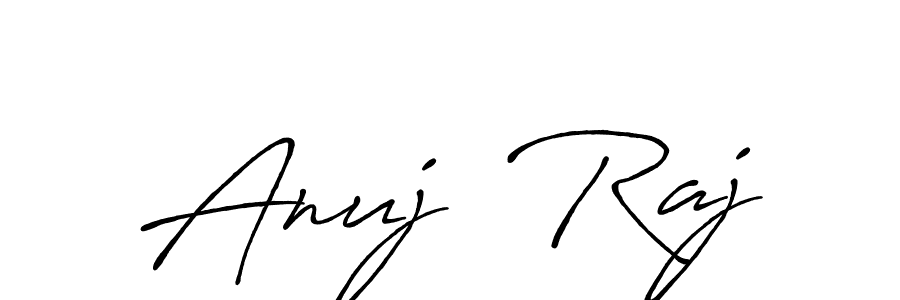 Similarly Antro_Vectra_Bolder is the best handwritten signature design. Signature creator online .You can use it as an online autograph creator for name Anuj  Raj. Anuj  Raj signature style 7 images and pictures png