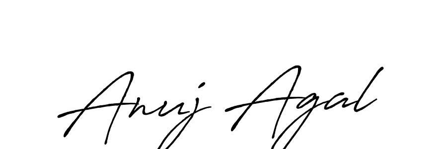 It looks lik you need a new signature style for name Anuj Agal. Design unique handwritten (Antro_Vectra_Bolder) signature with our free signature maker in just a few clicks. Anuj Agal signature style 7 images and pictures png