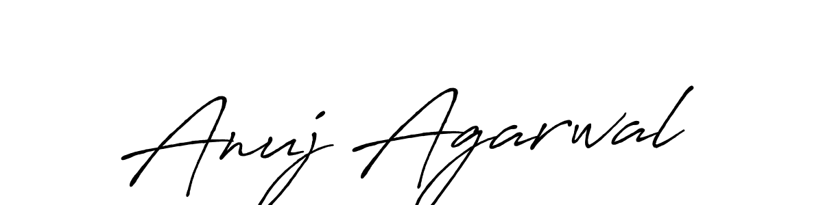 Antro_Vectra_Bolder is a professional signature style that is perfect for those who want to add a touch of class to their signature. It is also a great choice for those who want to make their signature more unique. Get Anuj Agarwal name to fancy signature for free. Anuj Agarwal signature style 7 images and pictures png