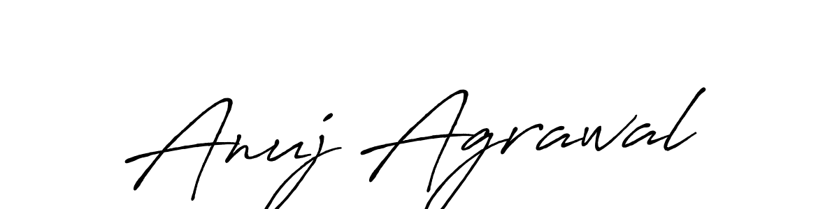 Make a short Anuj Agrawal signature style. Manage your documents anywhere anytime using Antro_Vectra_Bolder. Create and add eSignatures, submit forms, share and send files easily. Anuj Agrawal signature style 7 images and pictures png