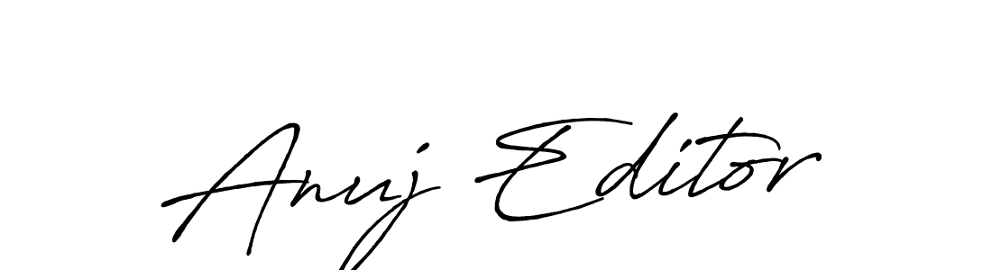 Also You can easily find your signature by using the search form. We will create Anuj Editor name handwritten signature images for you free of cost using Antro_Vectra_Bolder sign style. Anuj Editor signature style 7 images and pictures png