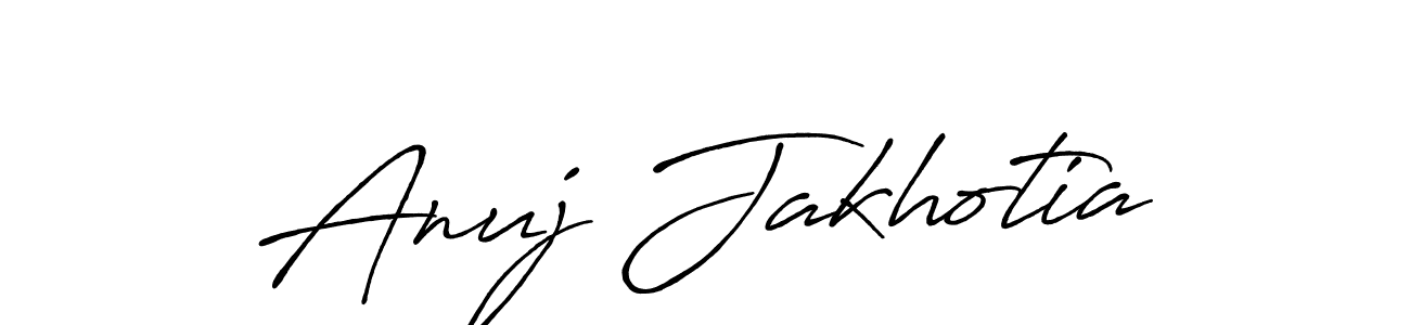 The best way (Antro_Vectra_Bolder) to make a short signature is to pick only two or three words in your name. The name Anuj Jakhotia include a total of six letters. For converting this name. Anuj Jakhotia signature style 7 images and pictures png