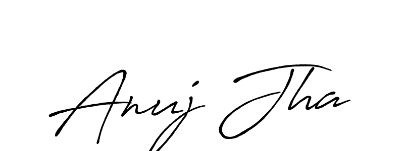 You should practise on your own different ways (Antro_Vectra_Bolder) to write your name (Anuj Jha) in signature. don't let someone else do it for you. Anuj Jha signature style 7 images and pictures png