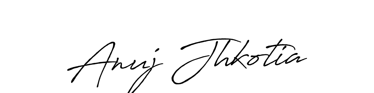 Antro_Vectra_Bolder is a professional signature style that is perfect for those who want to add a touch of class to their signature. It is also a great choice for those who want to make their signature more unique. Get Anuj Jhkotia name to fancy signature for free. Anuj Jhkotia signature style 7 images and pictures png