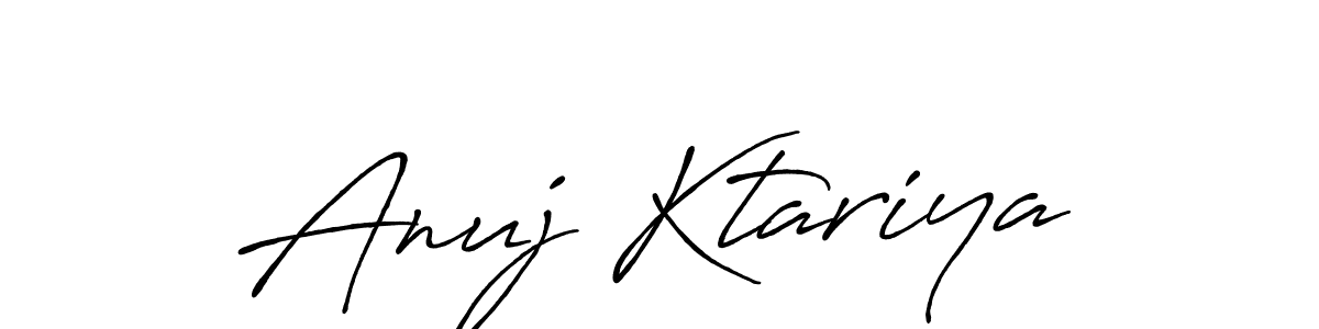 This is the best signature style for the Anuj Ktariya name. Also you like these signature font (Antro_Vectra_Bolder). Mix name signature. Anuj Ktariya signature style 7 images and pictures png