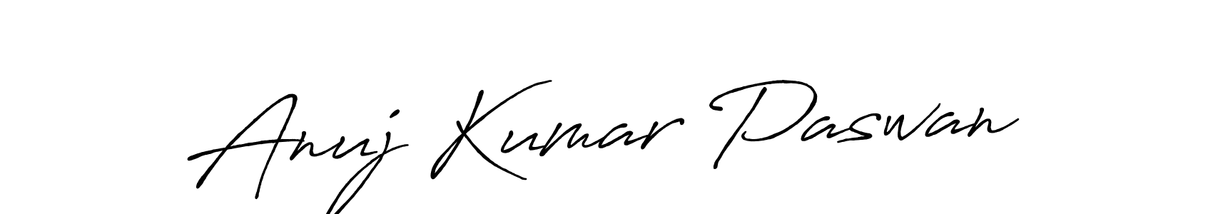 Anuj Kumar Paswan stylish signature style. Best Handwritten Sign (Antro_Vectra_Bolder) for my name. Handwritten Signature Collection Ideas for my name Anuj Kumar Paswan. Anuj Kumar Paswan signature style 7 images and pictures png