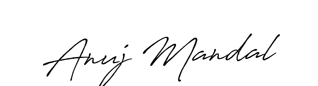 Use a signature maker to create a handwritten signature online. With this signature software, you can design (Antro_Vectra_Bolder) your own signature for name Anuj Mandal. Anuj Mandal signature style 7 images and pictures png