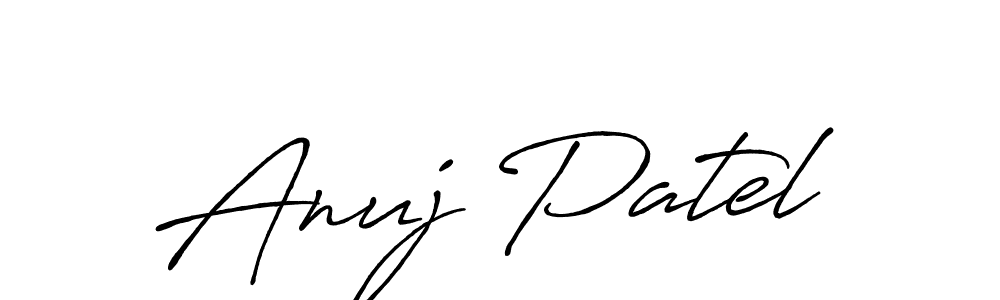 Also we have Anuj Patel name is the best signature style. Create professional handwritten signature collection using Antro_Vectra_Bolder autograph style. Anuj Patel signature style 7 images and pictures png