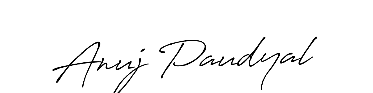 Make a short Anuj Paudyal signature style. Manage your documents anywhere anytime using Antro_Vectra_Bolder. Create and add eSignatures, submit forms, share and send files easily. Anuj Paudyal signature style 7 images and pictures png