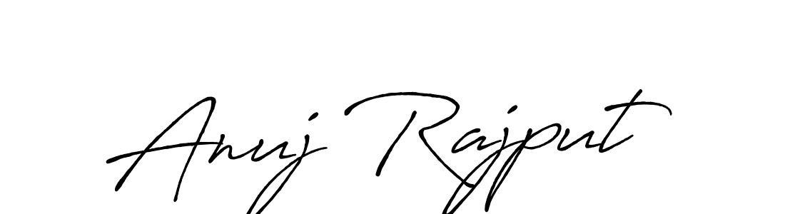 It looks lik you need a new signature style for name Anuj Rajput. Design unique handwritten (Antro_Vectra_Bolder) signature with our free signature maker in just a few clicks. Anuj Rajput signature style 7 images and pictures png