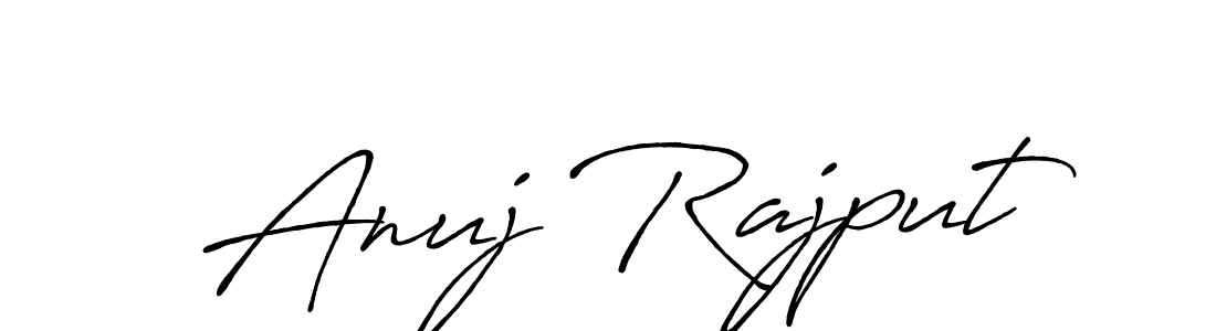 How to make Anuj Rajput signature? Antro_Vectra_Bolder is a professional autograph style. Create handwritten signature for Anuj Rajput name. Anuj Rajput signature style 7 images and pictures png