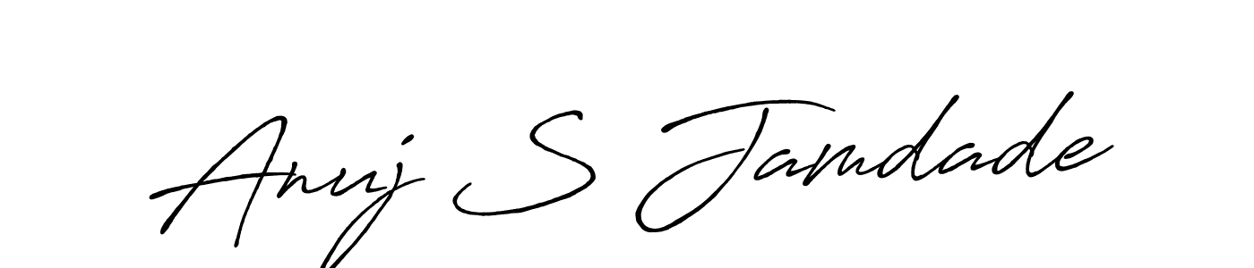 Once you've used our free online signature maker to create your best signature Antro_Vectra_Bolder style, it's time to enjoy all of the benefits that Anuj S Jamdade name signing documents. Anuj S Jamdade signature style 7 images and pictures png