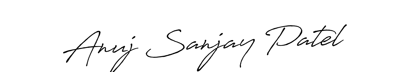 Make a beautiful signature design for name Anuj Sanjay Patel. Use this online signature maker to create a handwritten signature for free. Anuj Sanjay Patel signature style 7 images and pictures png