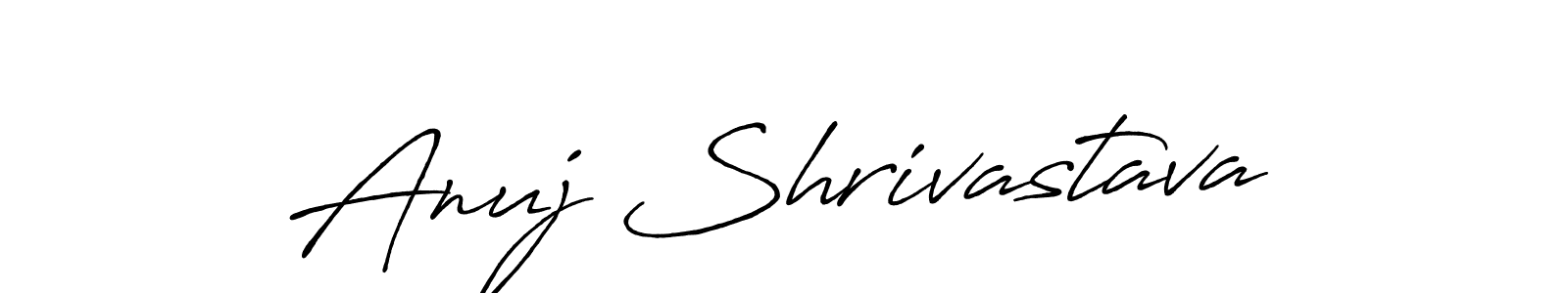 Design your own signature with our free online signature maker. With this signature software, you can create a handwritten (Antro_Vectra_Bolder) signature for name Anuj Shrivastava. Anuj Shrivastava signature style 7 images and pictures png