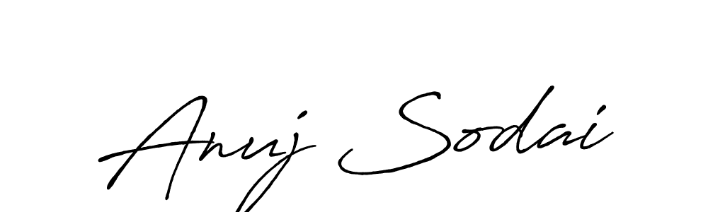 Here are the top 10 professional signature styles for the name Anuj Sodai. These are the best autograph styles you can use for your name. Anuj Sodai signature style 7 images and pictures png
